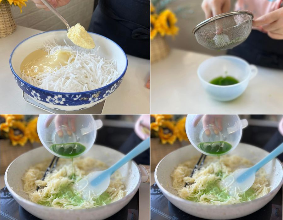 Sên nhân dừa lá dứa